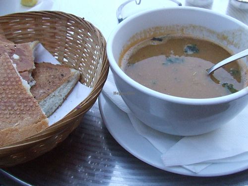 lentil soup at Adam & Luna in Vienna