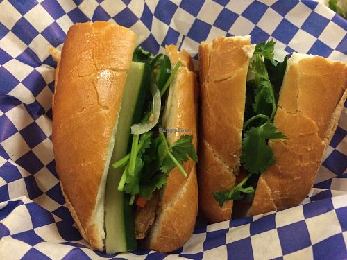 tofu bahn mi at Pho Mignon in Kirkland