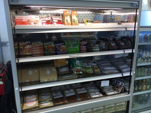 Vegan deli section  at Farplace Charity Rescue - Newcastle upon Tyne in Newcastle Upon Tyne
