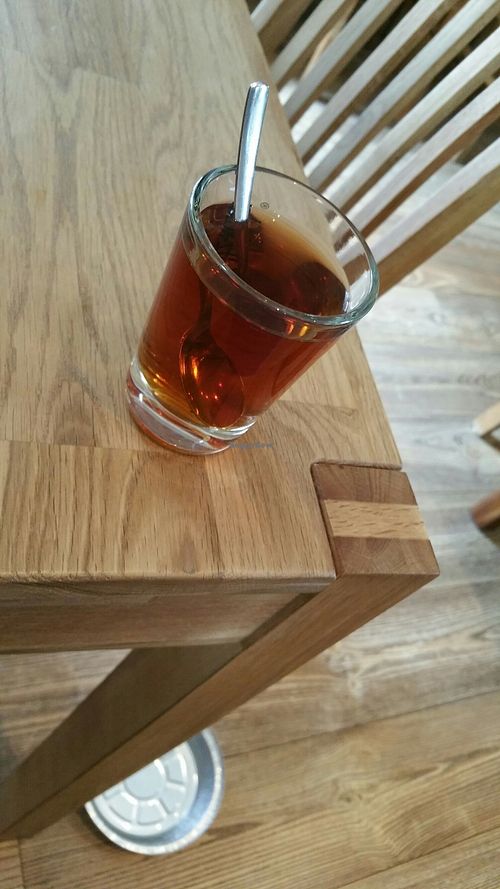 while waiting I got a tea for myself and water for my dog ♡ at Ronja in Muelheim