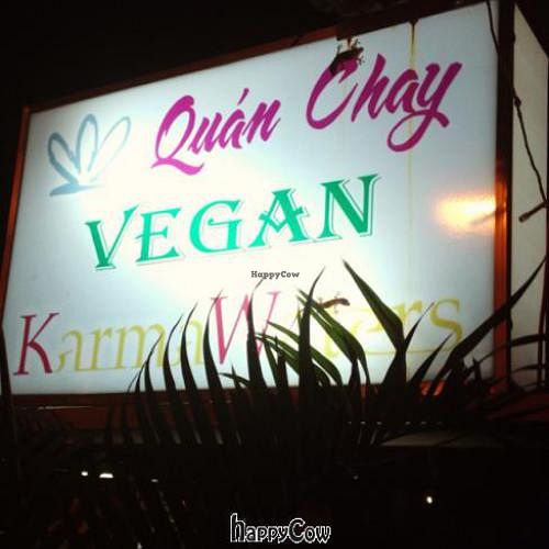 sign post at Karma Waters in Hoi An