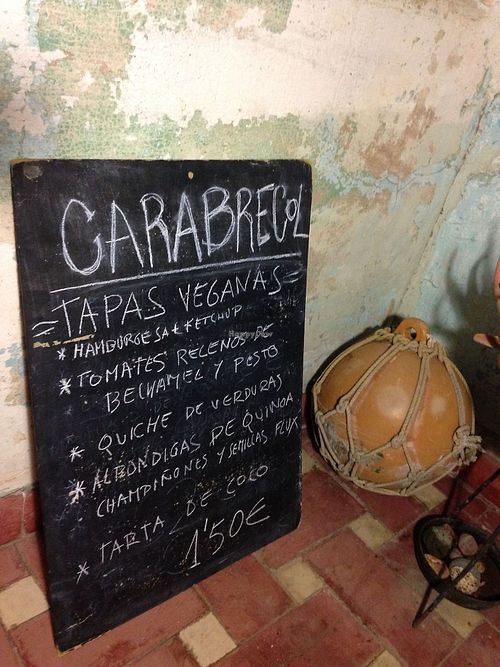 vegan tapas at Carabrecol in Gran Canaria