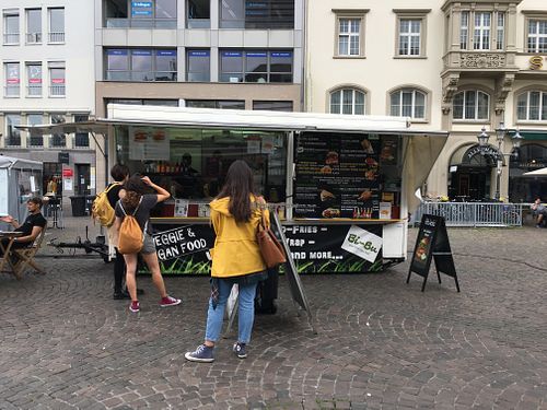 Stall at Bi-Bu Vegan Mobil Bonn in Bonn
