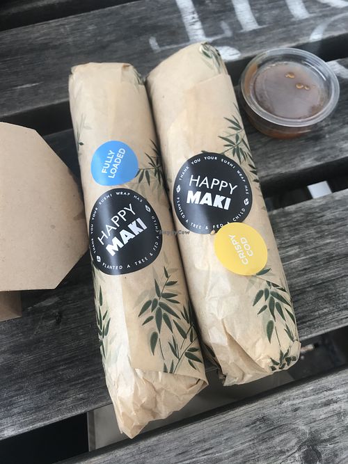 Sushi rolls at Happy Maki in Brighton