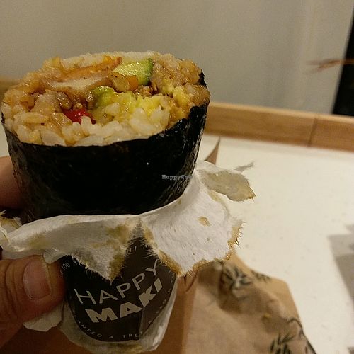 good combination of ingredients at Happy Maki in Brighton