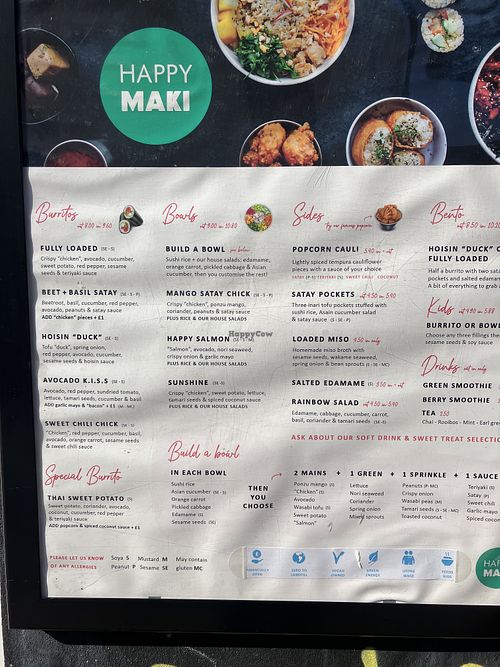   at Happy Maki in Brighton