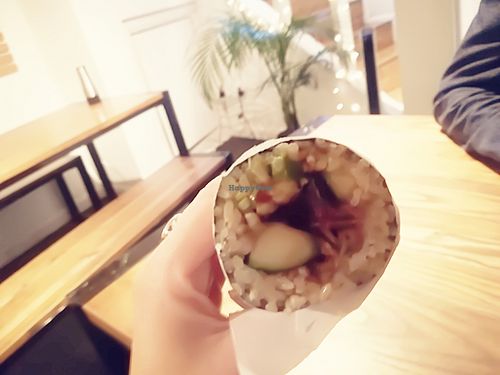 Hoisin 'duck' at Happy Maki in Brighton