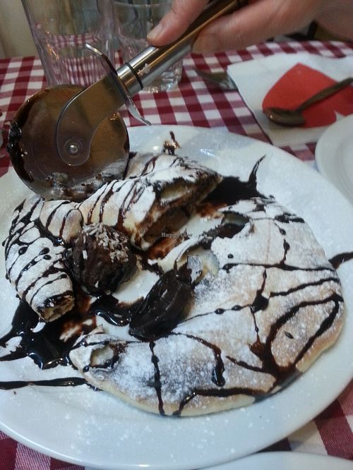 Purezza, vegan calzone - from 2016 March, please check updated menu to see if this is still available or not at Purezza in Brighton