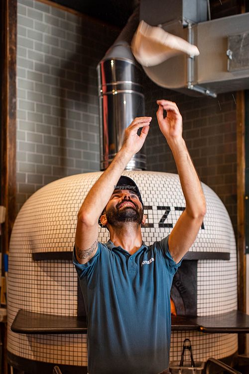 Our Brighton Pizza Chef!  at Purezza in Brighton