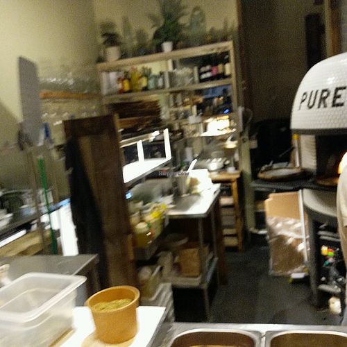 open kitchen and oven at Purezza in Brighton