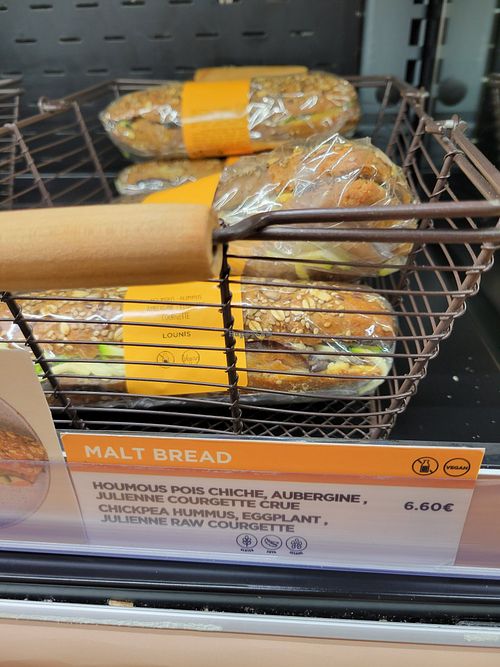 Vegan sandwich at ORY - EXKi - Sud - T4F in Orly