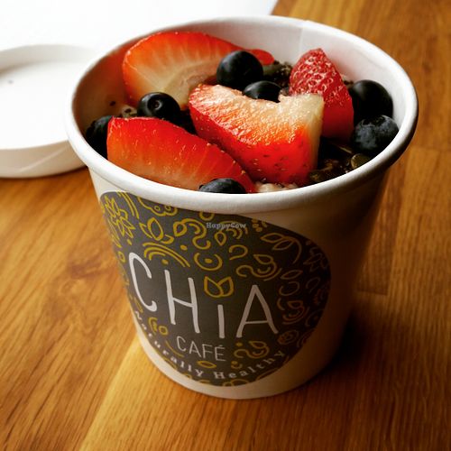 It's all about the porridge  at Chia Naturally Healthy in Hitchin