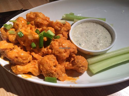 buffalo cauliflower bites  at Cider Press Pub in St Petersburg