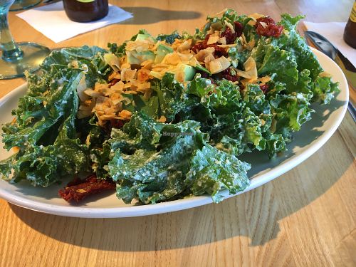 Kale Salad delicious!!! at Cider Press Pub in St Petersburg