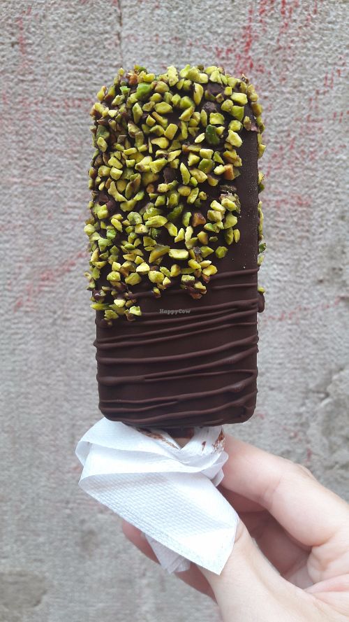 Vegan chocolate sorbet at Stickhouse - Campo San Polo Venezia in Venice