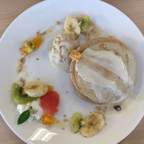 pancakes at Kaemon Asakusa in Tokyo