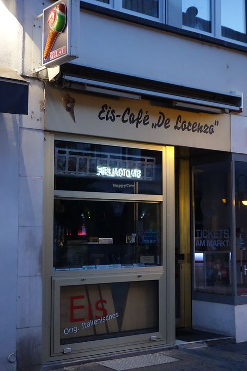 The ice cream parlour at Eis Cafe De Lorenzo in Saarbrucken