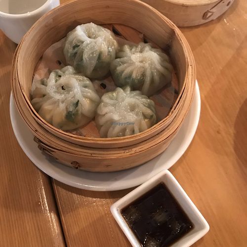 Spinach dumplings at Empire Chinese Kitchen in Portland