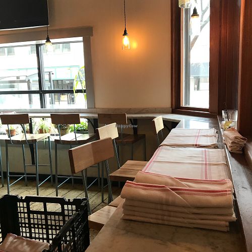 Window counter seating at Empire Chinese Kitchen in Portland