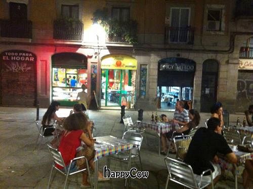 outside at Vegetalia Store in Barcelona