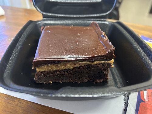 The brownie - it involves peanut butter and is so good! 🤤  at Pho Vegan Asian Cuisine in Rocklin