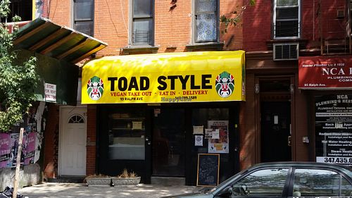 All vegan, all delicious! at Toad Style in Brooklyn