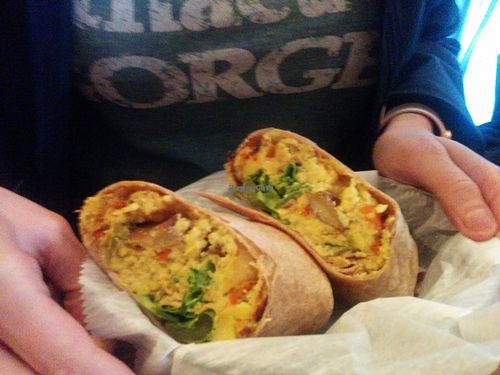 Tofu scramble wrap
 at Toad Style in Brooklyn