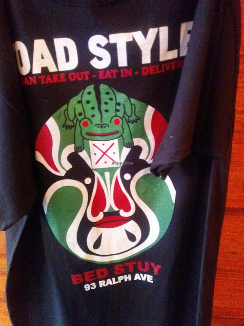 Logo tshirt at Toad Style in Brooklyn