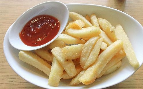 Vegan fries at Veggo Sizzle in Adelaide