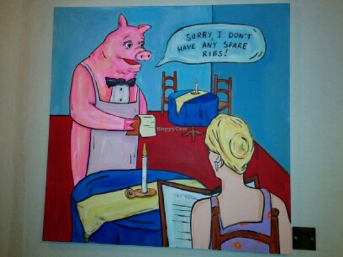 Ethical décor  at Vegan Hippo in London