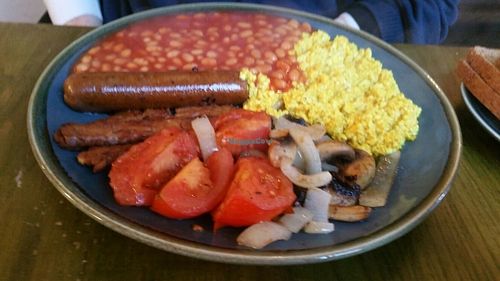 Big breakfast  at Vegan Hippo in London