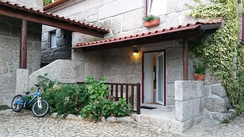 Stone houses make the village very quiet at Pousadela in Amarante