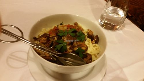 Shitake mushroom fettucine :) at Pousadela in Amarante