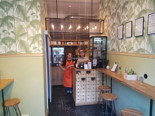 inside at Organitheka in Warsaw