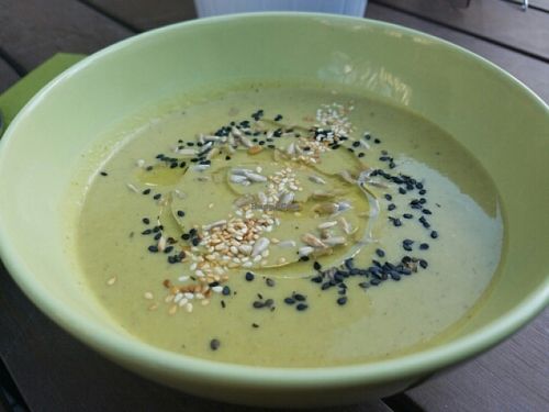 Broccoli Soup at Organitheka in Warsaw