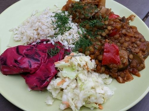 set lunch at Organitheka in Warsaw