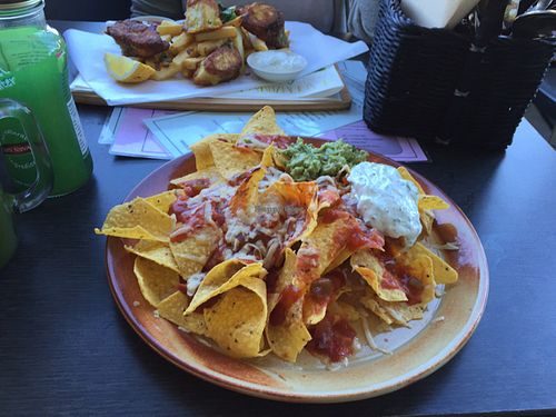 vegan nachos at Sebastian's Place in Chelsea