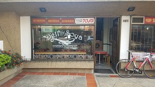 outside at Deli Soya in Bogota