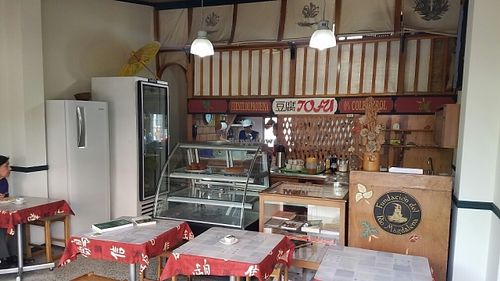 inside at Deli Soya in Bogota