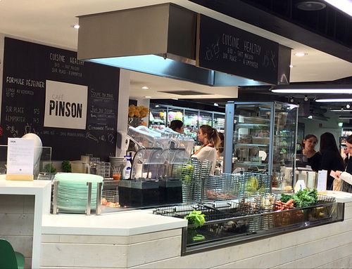 Cafe Pinson - Galeries Lafayette  at Cafe Pinson - Galeries Lafayette in Paris