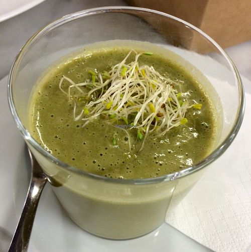 soup de jour  at Cafe Pinson - Galeries Lafayette in Paris