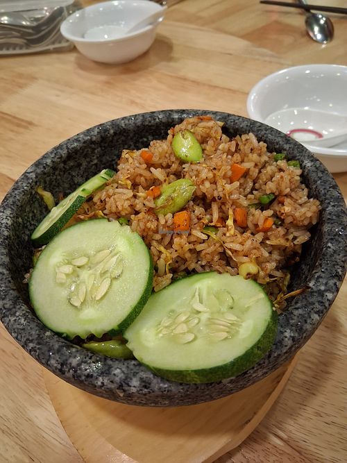 Petai fried rice at Vege Coffee in Johor Bahru