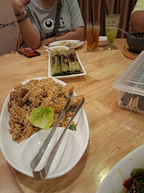 Oatmeal mushrooms  at Vege Coffee in Johor Bahru