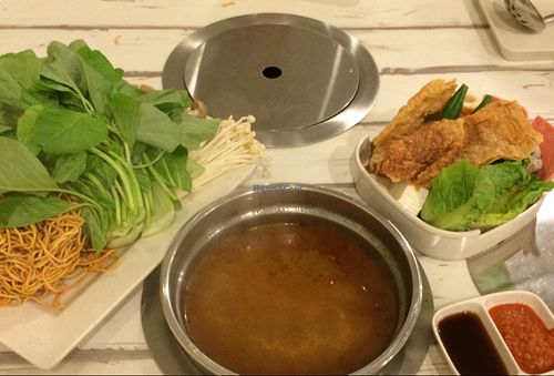 Tom yam set  at Vegetown Vegetarian in Cheras