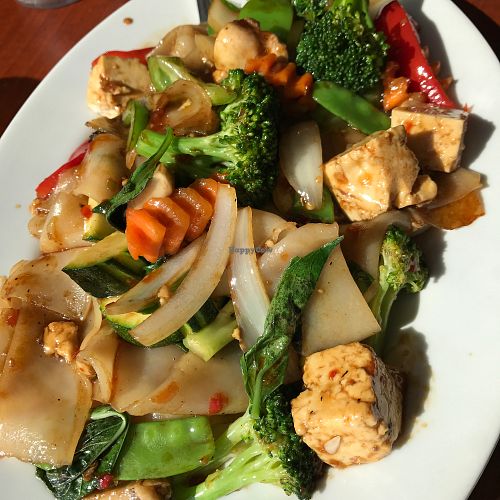 Drunken noodles at Laan Xang in Belfast