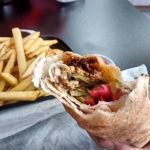 Tofu shawarma  at Shawarma Stop - Argyle  in Halifax