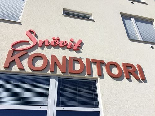 Logo of the Konditori at Snovit Konditori och Servering in Gothenburg