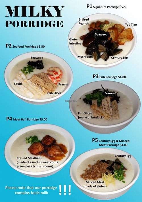 menu4 at HW Vegetarian in Central Singapore