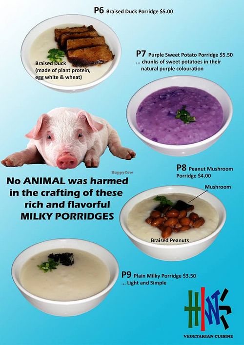 menu8 at HW Vegetarian in Central Singapore