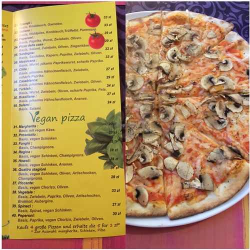 Pizza Funghi  at Pizzeria Fernando in Kolobrzeg